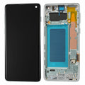 AFFICHEUR SAMSUNG S10 G973 ORIGINAL WITH FRAME (RECUPERATION)